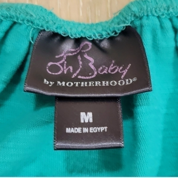 Oh Baby by Motherhood teal maternity tank size M - Picture 3 of 5